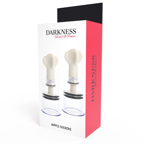 Darkness Transparante Nippeltrekker met pomp, 3,1 cm Darkness Transparante Nippeltrekker met pomp, 3,1 cm