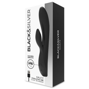 Black&silver Kaultz Touch Control Vibrator mit Klitorisreizer Black&silver Kaultz Touch Control Vibrator mit Klitorisreizer – Bild 9