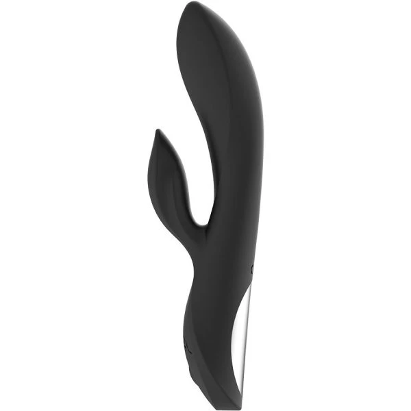 Black&silver Kaultz Touch Control Vibrator mit Klitorisreizer