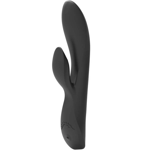 Black&silver Kaultz Touch Control Vibrator mit Klitorisreizer
