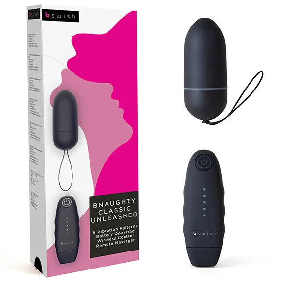 B Swish Bnaughty Classic Unleashed Kugelvibrator mit Fernbedienung schwarz B Swish Bnaughty Classic Unleashed Kugelvibrator mit Fernbedienung schwarz