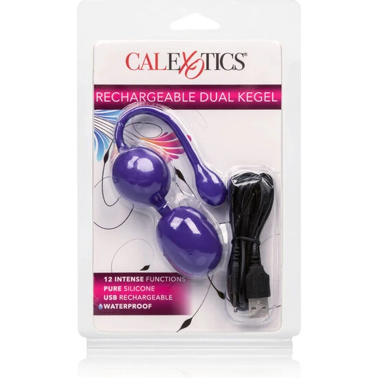Calexotics Oplaadbare Dual Kegel Liefdesballen Paars