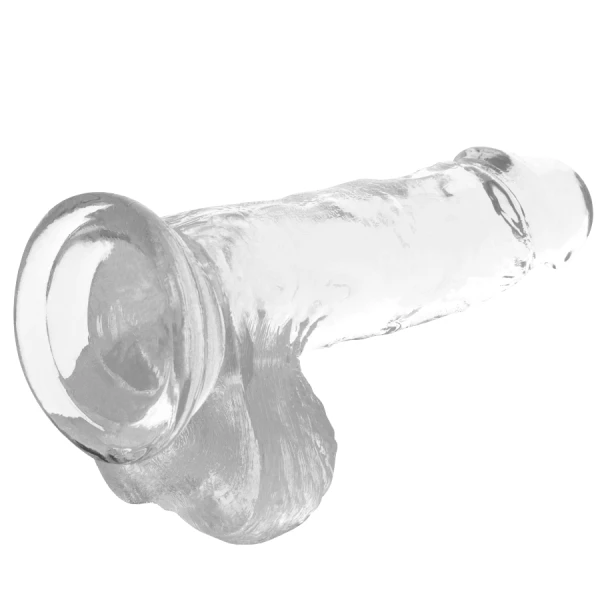 X Ray Klare Dildo met Ballen transparant 11 cm X Ray Klare Dildo met Ballen transparant 11 cm