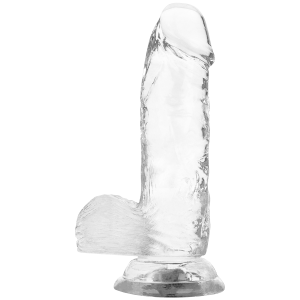 X Ray Klare Dildo met Ballen transparant 11 cm X Ray Klare Dildo met Ballen transparant 11 cm - Afbeelding 4