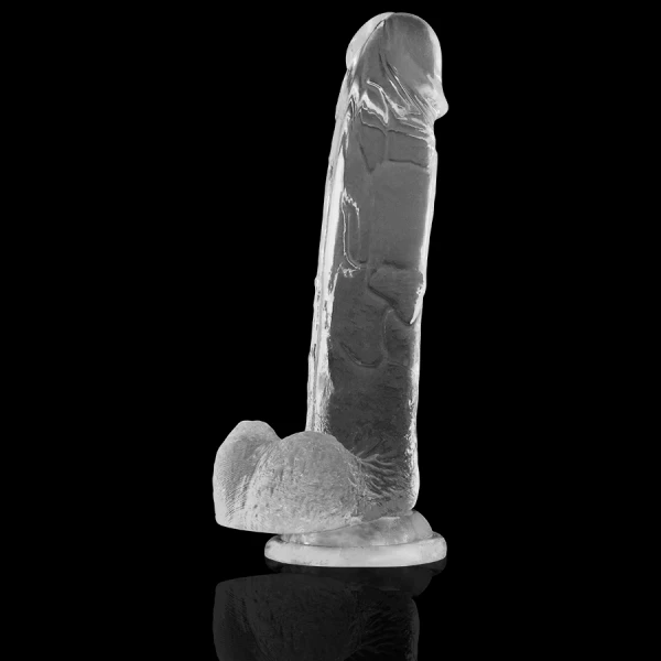 X Ray Dildo heldere haan met ballen 22 cm x 4,6 cm X Ray Dildo heldere haan met ballen 22 cm x 4,6 cm