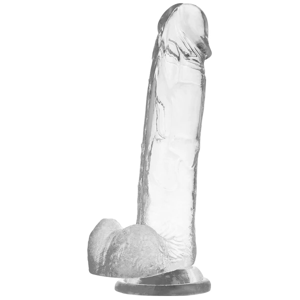 X Ray Dildo heldere haan met ballen 22 cm x 4,6 cm X Ray Dildo heldere haan met ballen 22 cm x 4,6 cm