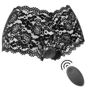 Black&silver Zara-Stimulator mit Fernbedienung und Höschen