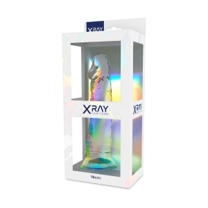 X Ray Dildo van helder jelly-materiaal 19 cm x 4 cm X Ray Dildo van helder jelly-materiaal 19 cm x 4 cm - Afbeelding 2