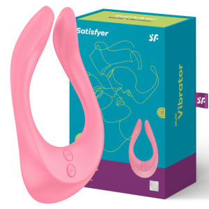 Satisfyer Partner Multifun 2 U-vormige vibrator voor paren Satisfyer Partner Multifun 2 U-vormige vibrator voor paren - Afbeelding 1