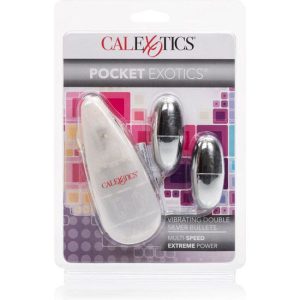 Calexotics Trillende Balletjes Zilver DUO Opgelegde Vibrator Calexotics Trillende Balletjes Zilver DUO Opgelegde Vibrator - Afbeelding 3