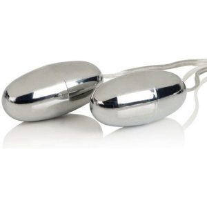 Calexotics Trillende Balletjes Zilver DUO Opgelegde Vibrator Calexotics Trillende Balletjes Zilver DUO Opgelegde Vibrator - Afbeelding 2