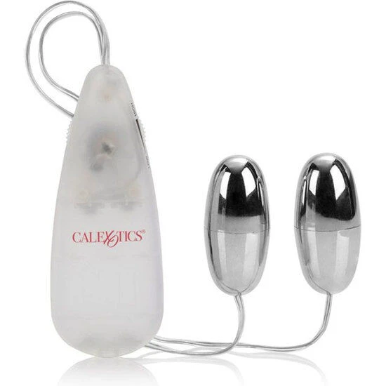 Calexotics Trillende Balletjes Zilver DUO Opgelegde Vibrator