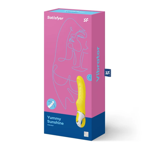 Satisfyer Vibe Yummy Sunshine Vibrator met G-puntstimulatie, geel