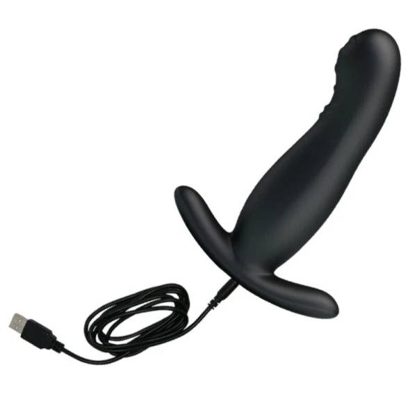 Mr Play Oplaadbare Prostaatmassageapparaat zwart, 127 mm