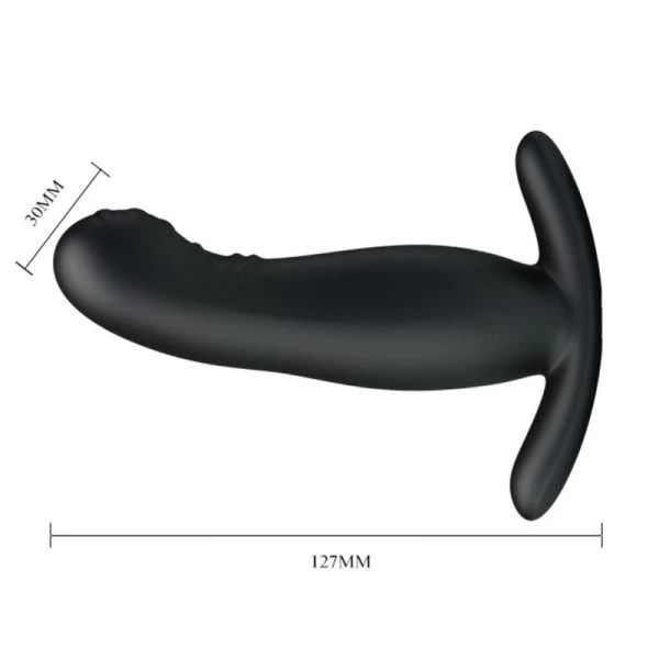 Mr Play Oplaadbare Prostaatmassageapparaat zwart, 127 mm
