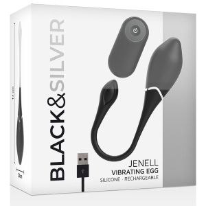 Black&silver Jenell oplaadbaar vibrerend ei met afstandsbediening Black&silver Jenell oplaadbaar vibrerend ei met afstandsbediening - Afbeelding 7