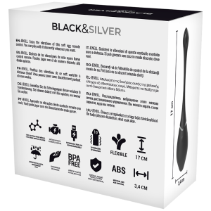 Black&silver Jenell oplaadbaar vibrerend ei met afstandsbediening Black&silver Jenell oplaadbaar vibrerend ei met afstandsbediening - Afbeelding 8