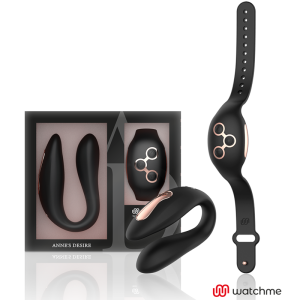 Anne´s Desire Watchme Vibrator met Dual Pleasure Technologie Zwart/Goud Anne´s Desire Watchme Vibrator met Dual Pleasure Technologie Zwart/Goud - Afbeelding 1