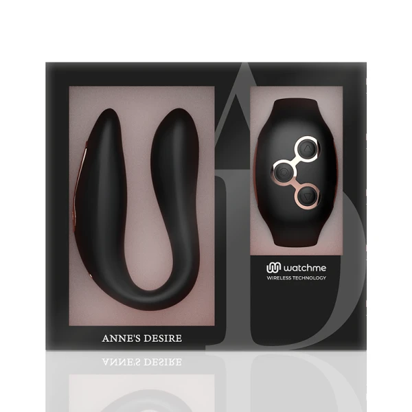 Anne´s Desire Watchme Vibrator met Dual Pleasure Technologie Zwart/Goud