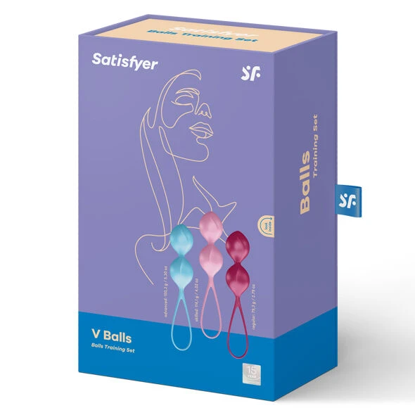 Satisfyer Liebeskugeln Trainingsset 2 met drie gewichten Satisfyer Liebeskugeln Trainingsset 2 met drie gewichten