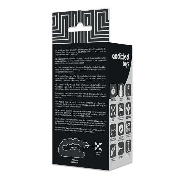 Addicted Toys Analvibrator Prostatik met trilling, flexibel en waterdicht