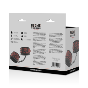Begme Fetish Games RED Edition Handboeien met neopreen voering Begme Fetish Games RED Edition Handboeien met neopreen voering - Afbeelding 9