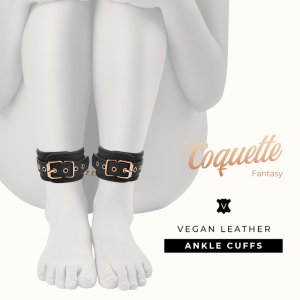 Coquette Chic Desire Fantasy-enkelboeien van veganistisch leer met neopreenvoering Coquette Chic Desire Fantasy-enkelboeien van veganistisch leer met neopreenvoering - Afbeelding 2