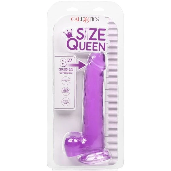 Calexotics Grootte Koningin-dildo met zuignap, TPR, 20,3 cm Calexotics Grootte Koningin-dildo met zuignap, TPR, 20,3 cm