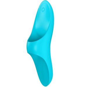 Satisfyer Teaser Fingervibrator van siliconen met 12 programma's Satisfyer Teaser Fingervibrator van siliconen met 12 programma's - Afbeelding 1