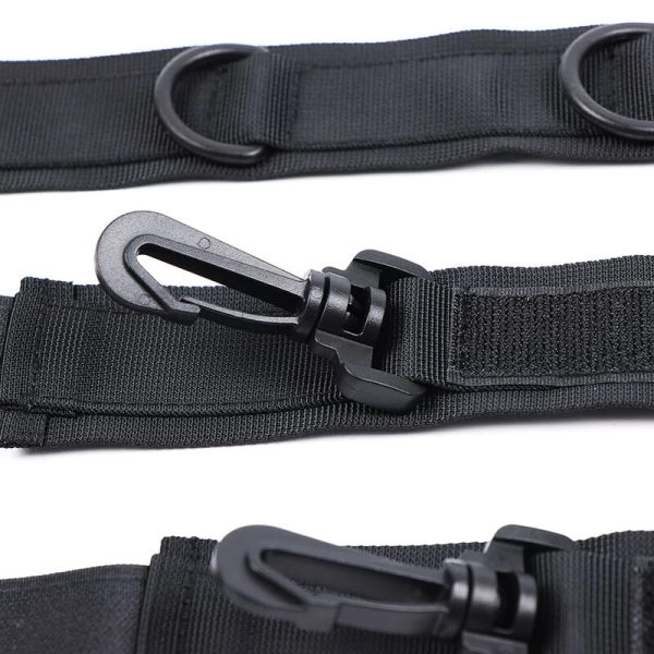 Ohmama Nylon-hogtie met handboeien en halsband