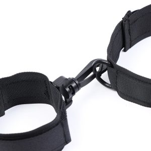 Ohmama Nylon-hogtie met handboeien en halsband Ohmama Nylon-hogtie met handboeien en halsband - Afbeelding 11