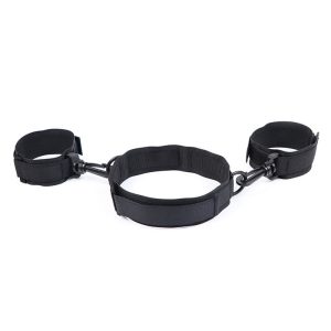Ohmama Nylon-hogtie met handboeien en halsband Ohmama Nylon-hogtie met handboeien en halsband - Afbeelding 14
