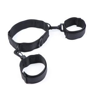Ohmama Nylon-hogtie met handboeien en halsband Ohmama Nylon-hogtie met handboeien en halsband - Afbeelding 15