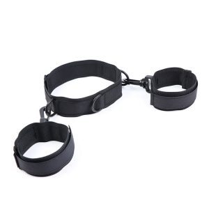 Ohmama Nylon-hogtie met handboeien en halsband Ohmama Nylon-hogtie met handboeien en halsband - Afbeelding 16