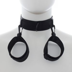 Ohmama Nylon-hogtie met handboeien en halsband Ohmama Nylon-hogtie met handboeien en halsband - Afbeelding 17