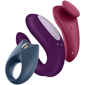 Satisfyer Partner Box 3 Set met C-ring, slipvibrator en U-vibrator Satisfyer Partner Box 3 Set met C-ring, slipvibrator en U-vibrator - Afbeelding 1