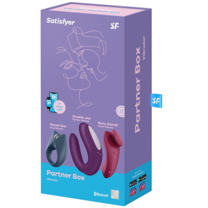 Satisfyer Partner Box 3 Set met C-ring, slipvibrator en U-vibrator Satisfyer Partner Box 3 Set met C-ring, slipvibrator en U-vibrator - Afbeelding 7