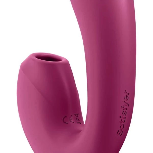 Satisfyer Sunray App Controlled Stimulator en Vibrator rood Satisfyer Sunray App Controlled Stimulator en Vibrator rood