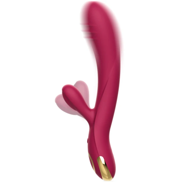 Cici Beauty Rabbit-Vibrator met clitorisstimulator, siliconen
