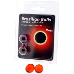 Taloka 2 Brazilian balls with hot and cold effect, lubricant