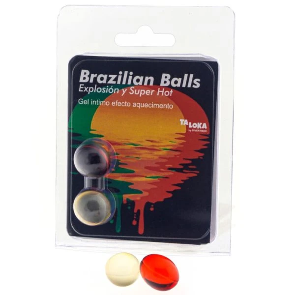 Taloka Braziliaanse ballen met opwindende gel en verwarmingseffect