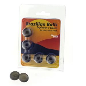Taloka 5 Braziliaanse balletjes met opwindende gel en verfrissend effect Taloka 5 Braziliaanse balletjes met opwindende gel en verfrissend effect - Afbeelding 1