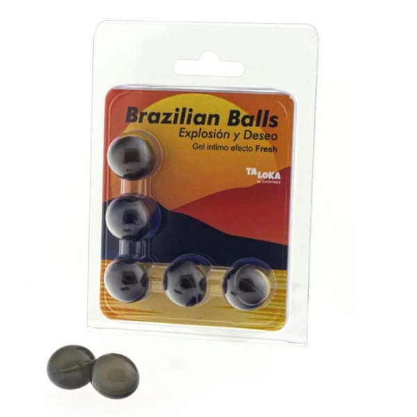 Taloka 5 Braziliaanse balletjes met opwindende gel en verfrissend effect