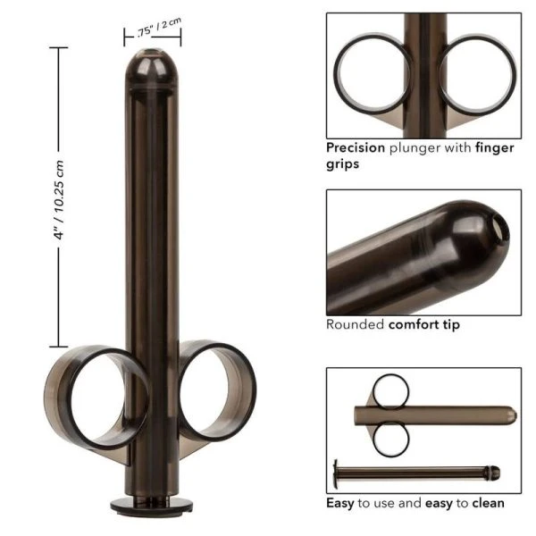Calexotics XL Lube Tube glijmiddelapplicator zwart Calexotics XL Lube Tube glijmiddelapplicator zwart