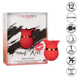Calexotics Opgelegvibrator French Kiss Sweet Talker met Tongpunt Calexotics Opgelegvibrator French Kiss Sweet Talker met Tongpunt - Afbeelding 2