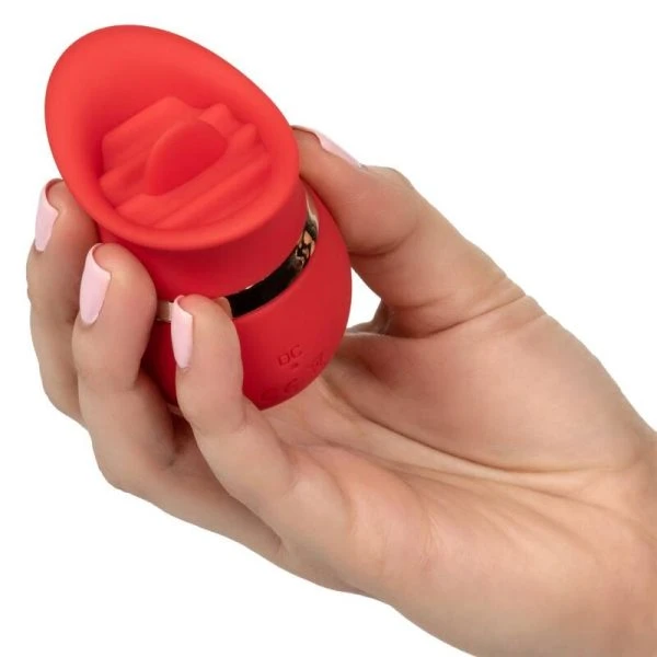 Calexotics Opgelegvibrator French Kiss Sweet Talker met Tongpunt