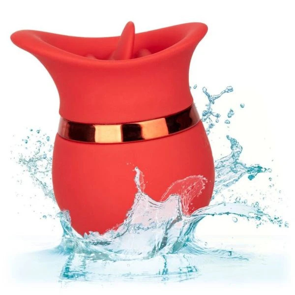 Calexotics Opgelegvibrator French Kiss Sweet Talker met Tongpunt