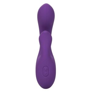 Calexotics Stella Dual Pleaser Vibrator met clitorisstimulator, vloeibaar siliconen, paars Calexotics Stella Dual Pleaser Vibrator met clitorisstimulator, vloeibaar siliconen, paars - Afbeelding 8