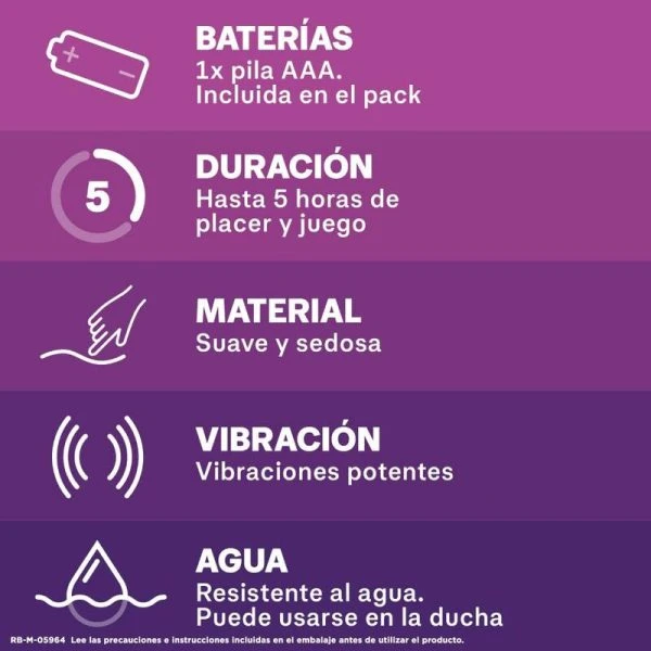 Durex Pure Pleasure Opgelegde Vibrator met Sterke Trillingen