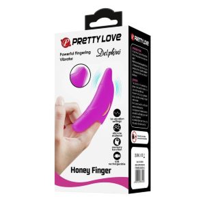 Pretty Love Delphini Vingerstimulator van siliconen, paars Pretty Love Delphini Vingerstimulator van siliconen, paars - Afbeelding 11